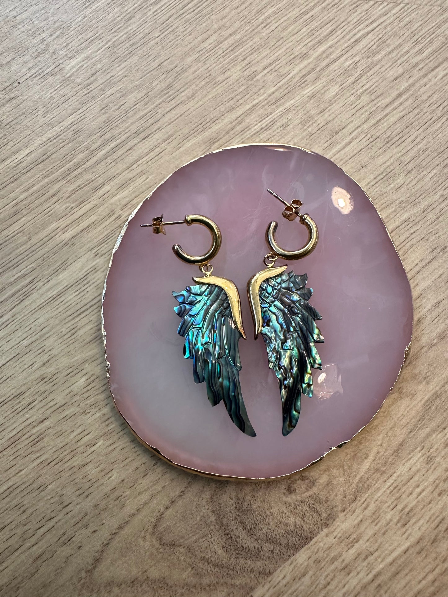 Green Goddess Hoops