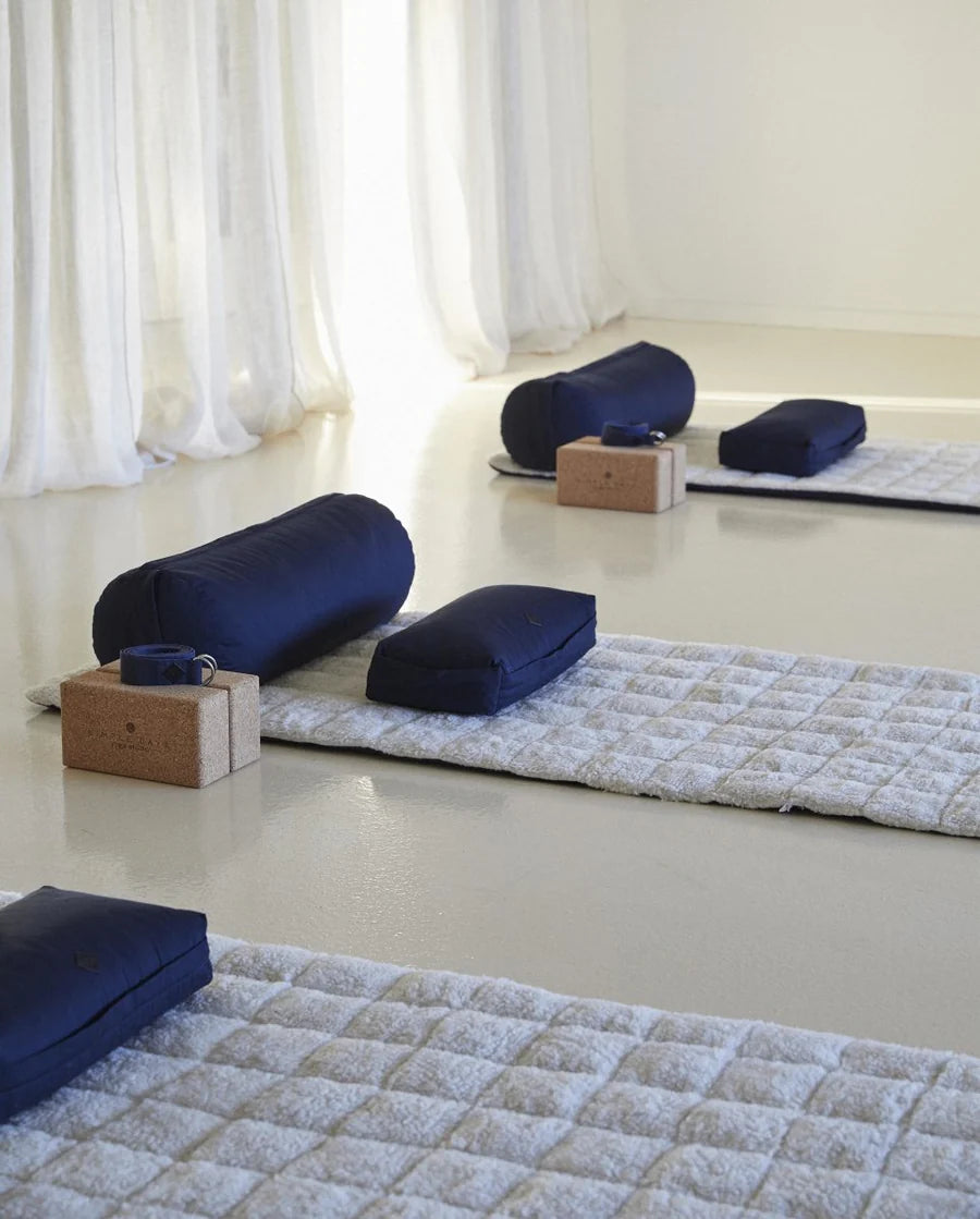 Yoga pølle blå