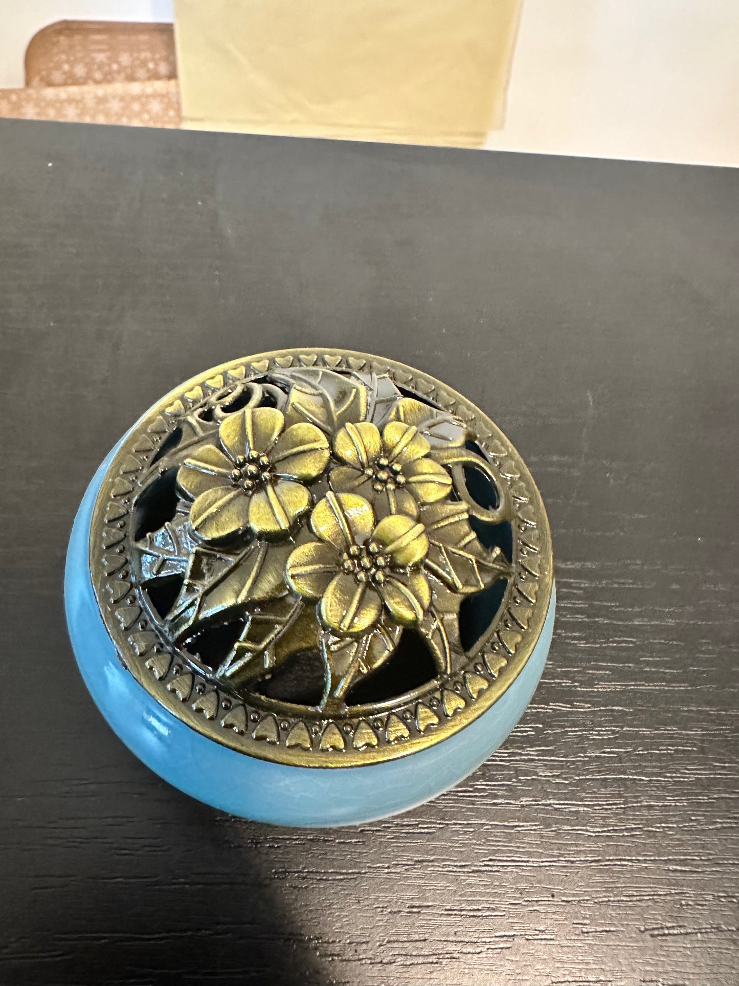 Porcelæn skål (Blå)