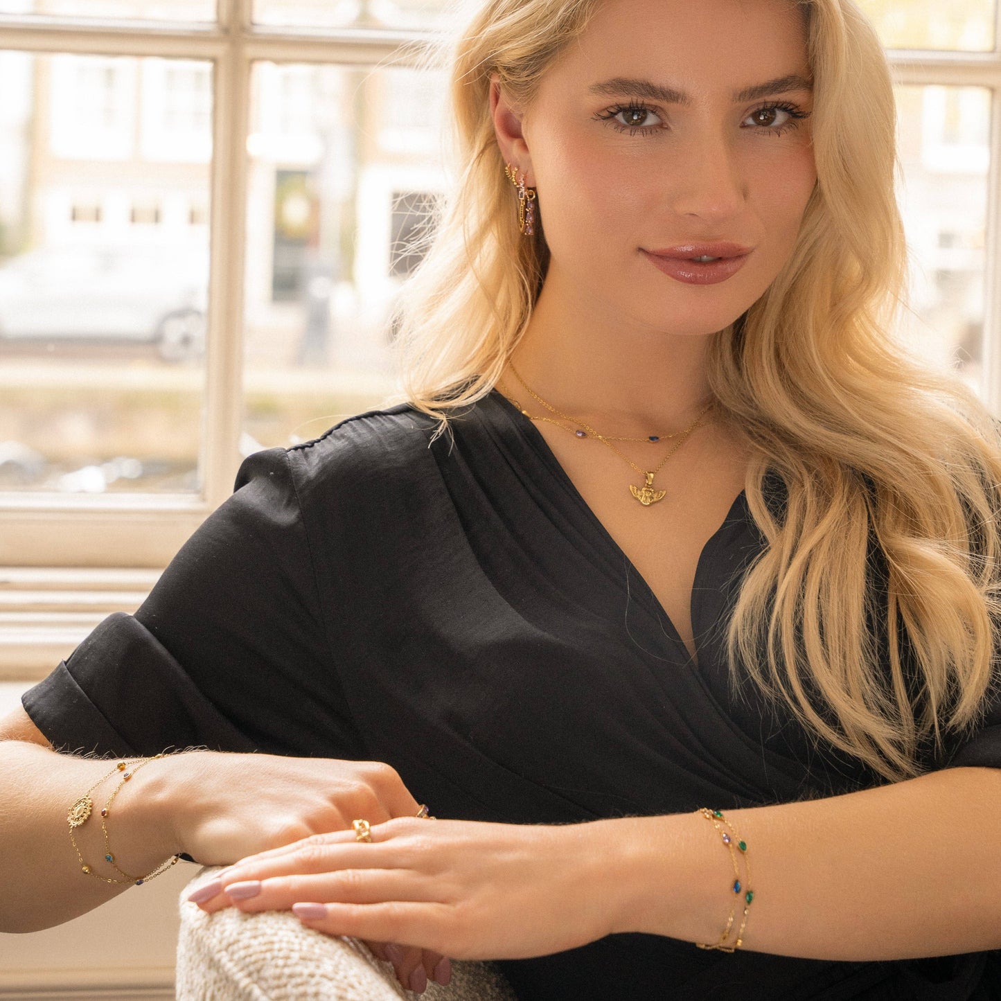 Armbånd -  Elara regnbue