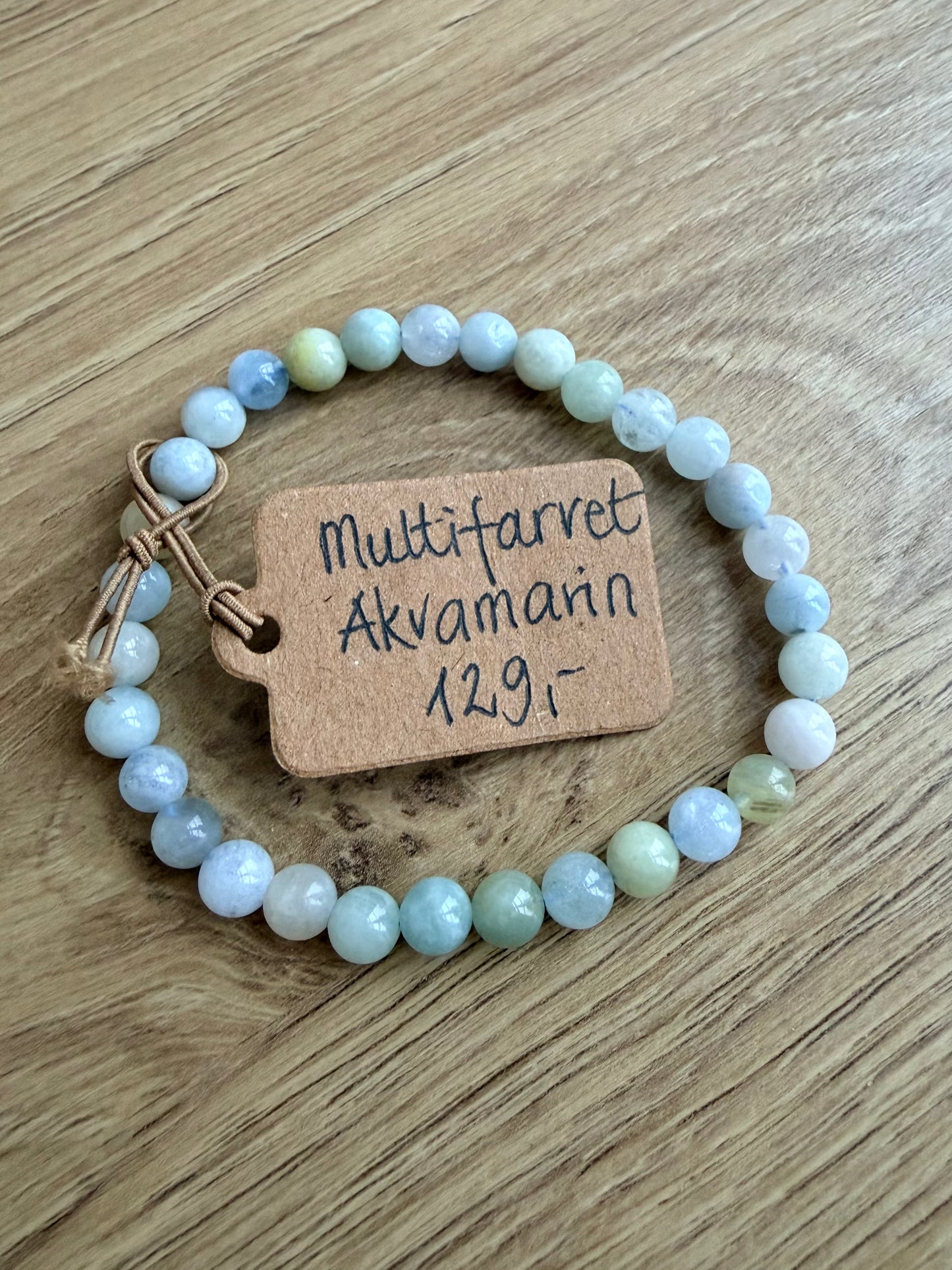 Akvamarin armbånd ( flerfarvet )