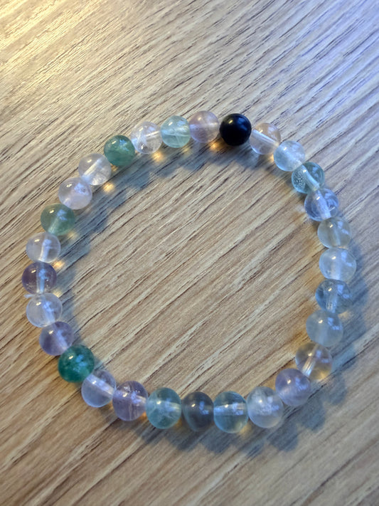 Fluorit armbånd